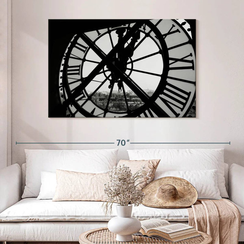 Kerner Clock Tower Window, 32" H x 48" W