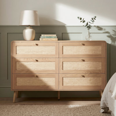 120 cm W Chest of 6 Drawers