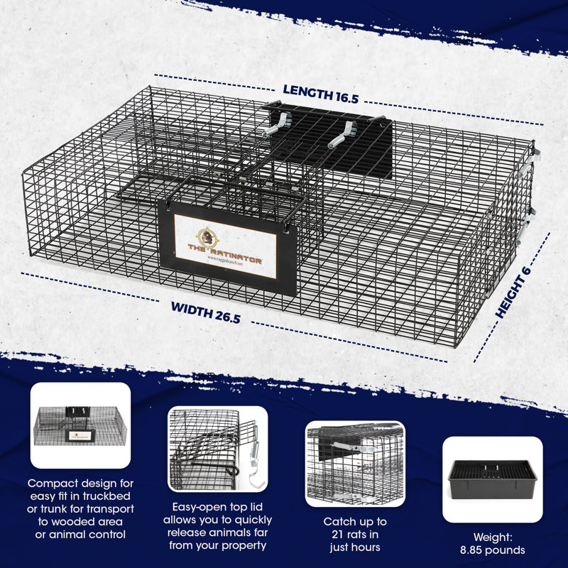 Weather Resistant Rat Cage