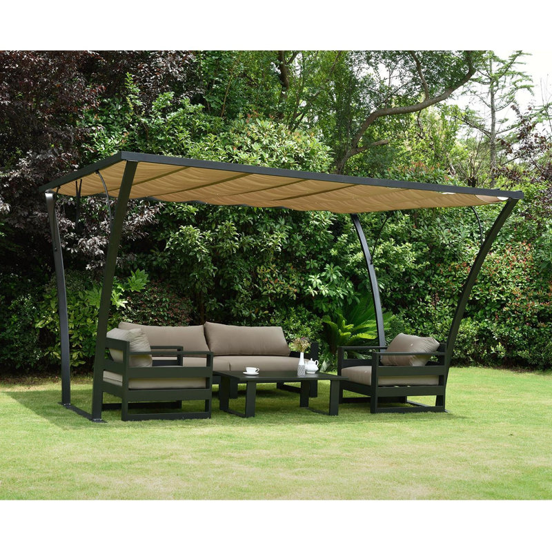 Blumfeldt Black Metal Hardware for Gazebo