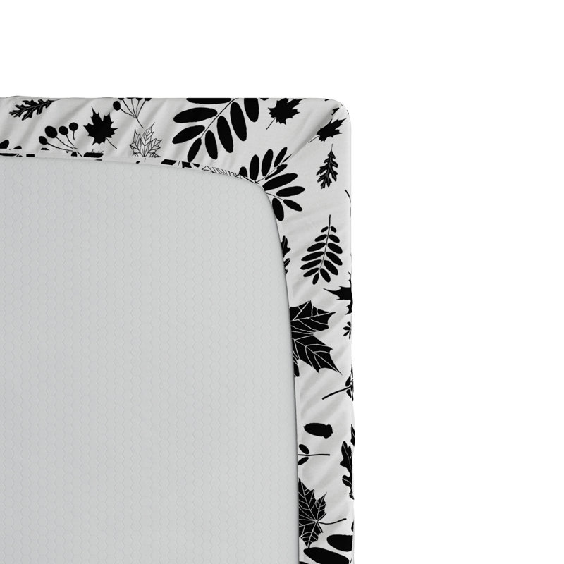 Microfiber Floral Fitted Sheet, Full Fitted Sheet