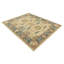 Tapis multicolore en laine touffeté à la main bleu clair-129957395