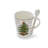 Spode Christmas Tree Polka Dot Mug & Spoon Set 14Oz