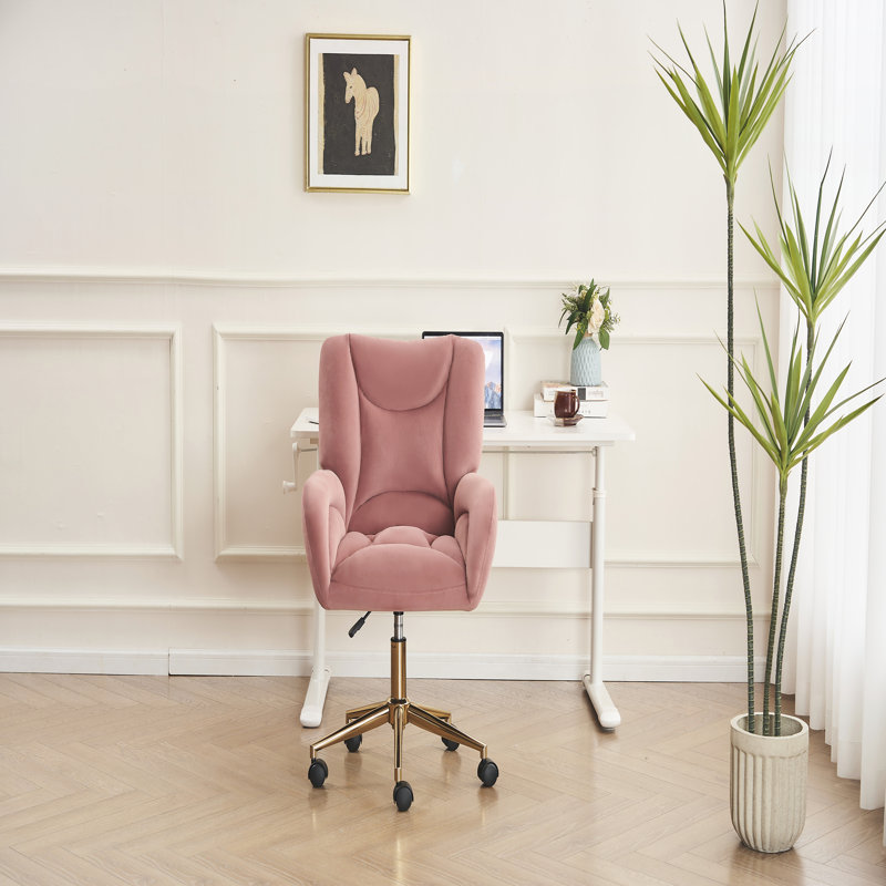 Fauteuils d'appoint, Velours rose