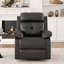 Petit fauteuil à bascule pivotant avec fauteuil inclinable pour adultes pour petits espaces, chambre à coucher, salon-127715036