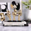 Ensemble de 3 petites statues penseur