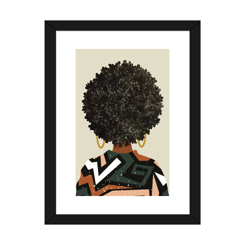 «Black Art Matter», reproduction d'impression, Blanc, H 24 po x l 32 po x P 1 po, Papier encadré noir