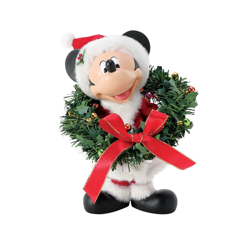 Figurine possible 6,75 pouces Mickey's Holly Jolly Wreath