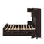 Lit en bois avec armoire, tablette et prises, lit gigogne simple TG-404023015-419696262