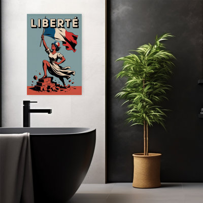 Art mural rétro français classique