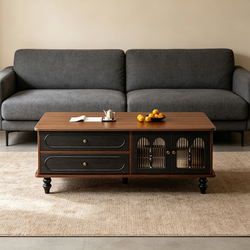 Table basse Vintage Arch, H 21,65 po x L 47,24 po x l 23,62 po