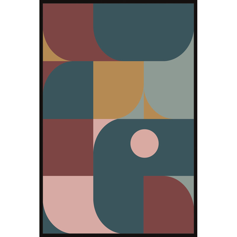 Round Here by Marmont Hill - Floater Frame Painting on Canvas, 76cm H x 51cm W x 3.81cm D