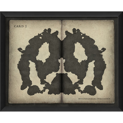« ink tache card 3 », impression encadrée