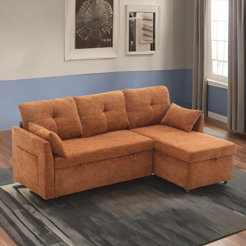 Danen Upholstered 81.1'' Sofa, Brown