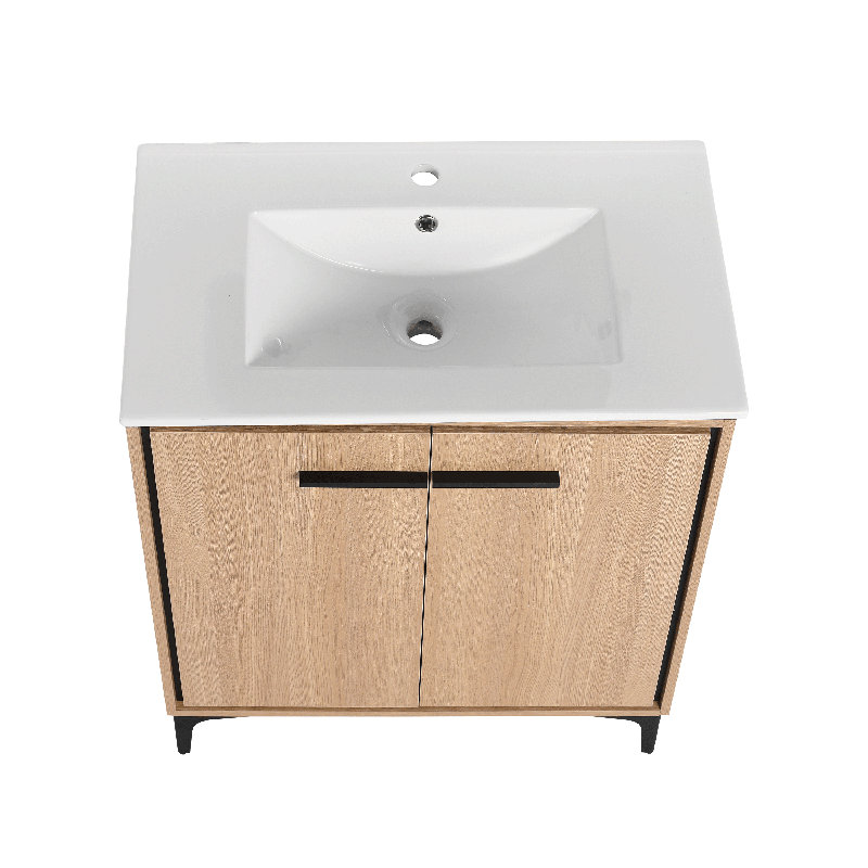 30 Inch Bathroom Vanity Base with Basin