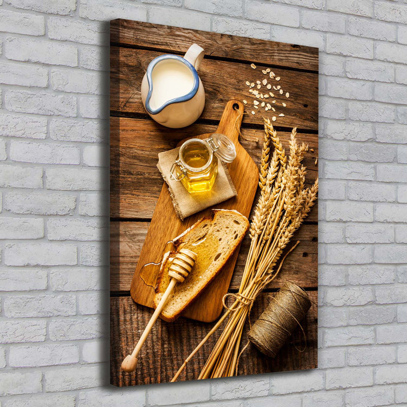 Breakfast - Wrapped Canvas Print