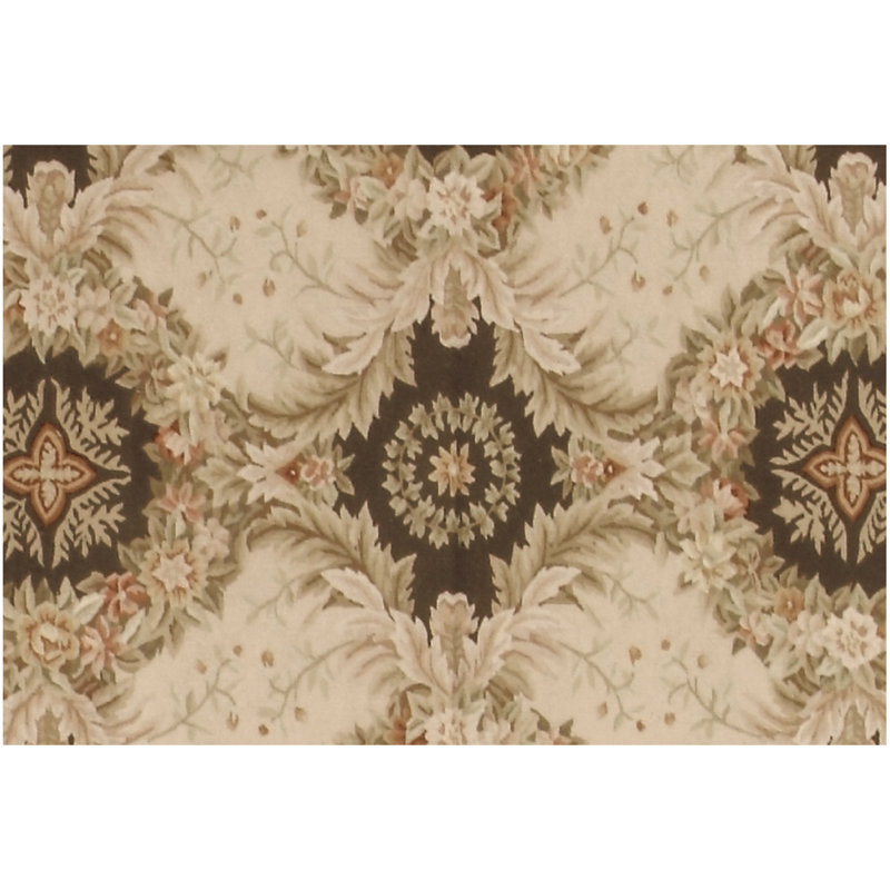 Wool Oriental Area Rug, Round 12'