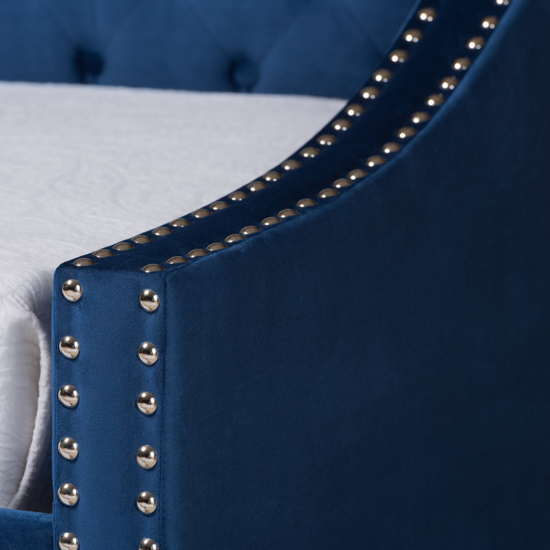 Kylah Upholstered Daybed, Twin, Blue