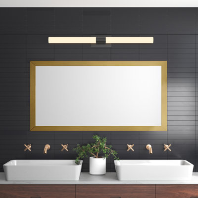Coles Engineered Wood Flat Wall Mirror