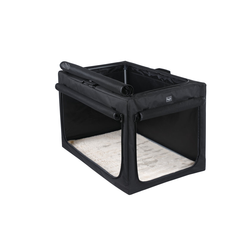 Cage pour chien Cozzi, gris, Grand (H 23 po x l 24 po x P 35,5 po)