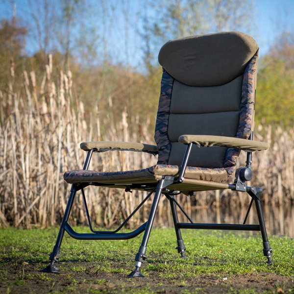 Rattan Reclining Camping Chair