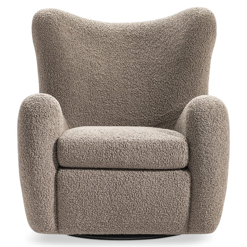 Silvi Swivel Balloon Chair, Brown