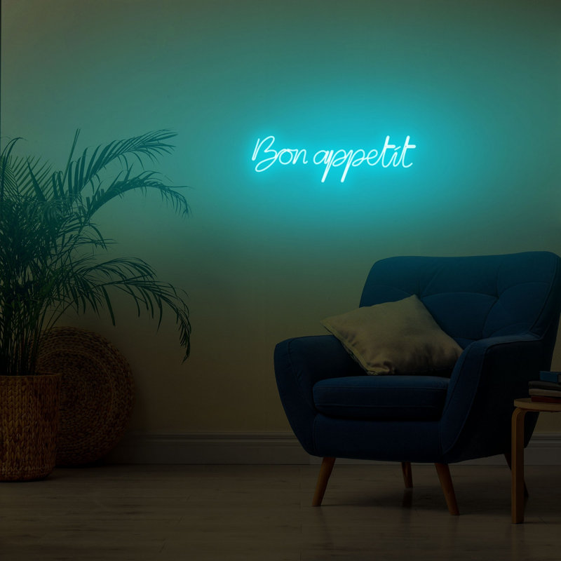 Entertainment Wall Decor on Resin, Blue