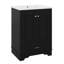 Meuble-lavabo 24 po avec lavabo en céramique, lavabo autoportant, armoire de rangement moderne avec portes à fermeture douce-878722625
