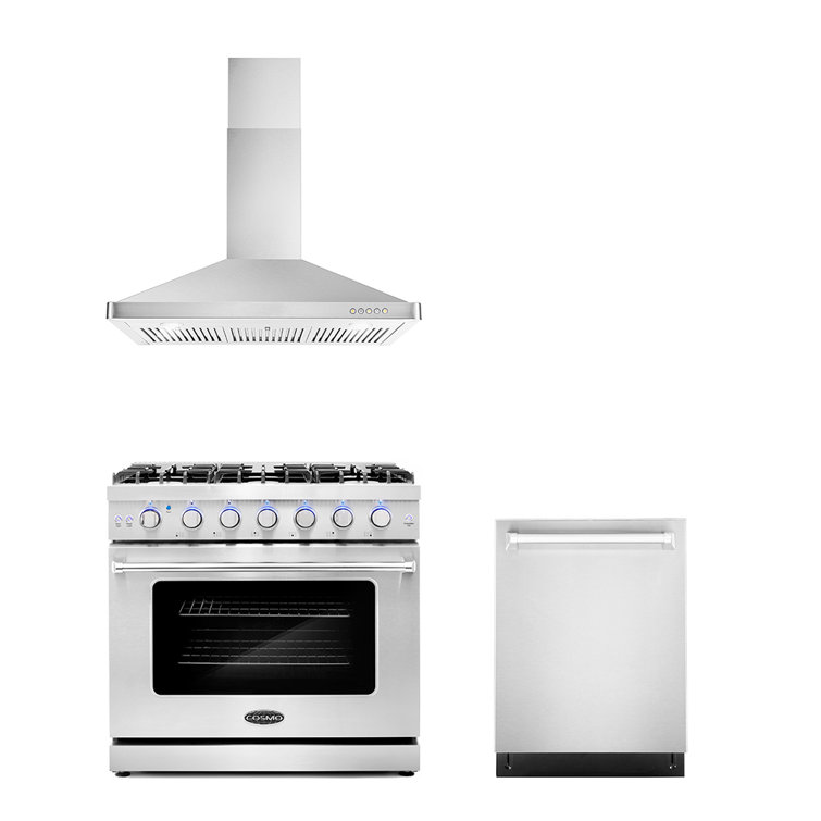 Fan-Assisted 36" 6 cu.ft. Freestanding Gas Range