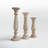 Soteria 18'' H Wood Tabletop Candlestick