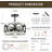 Farmhouse Semi Flush Mount Ceiling Light Fixtures, 3-Light Black Ceiling Light Rustic Light Fixtures For Hallway Entrance Kitchen Bedroom-479288539