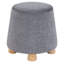 Repose-pieds rond en chenille-978991596