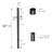 Kerys Lamp Post with Cross Arm-232488165-232488164-232488070