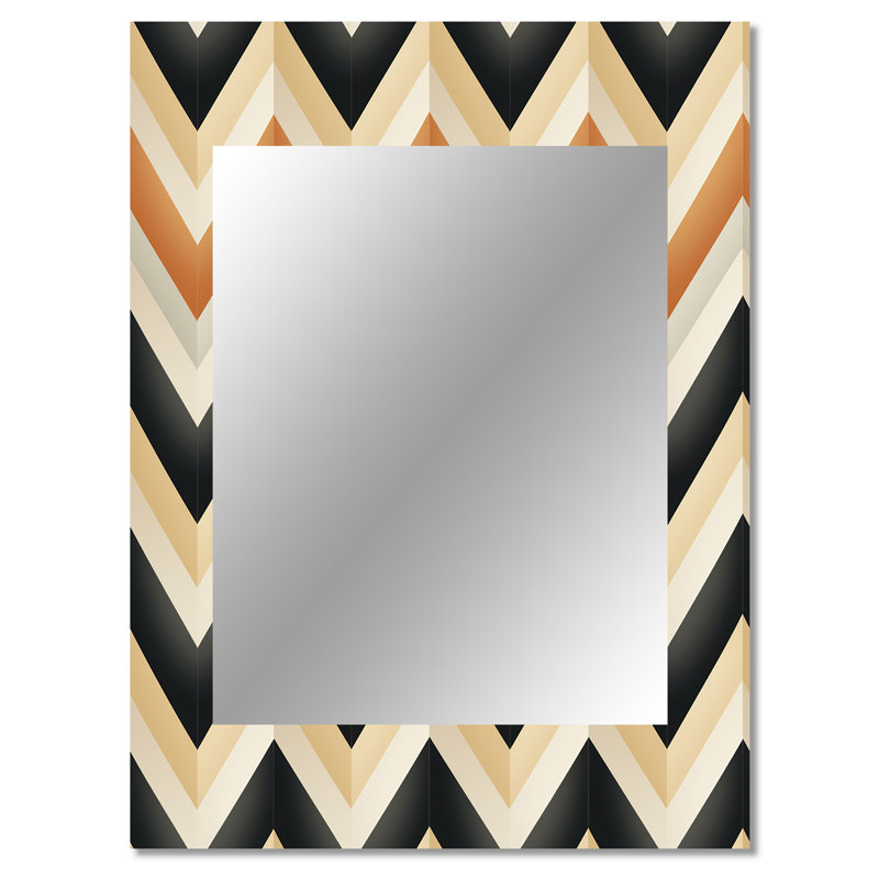 Chevron géométrique Dejanea, 40 po x 30 po