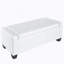 Banc rectangulaire, banc capitonné avec rangement