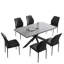 Ensemble de salle à manger Modern Kitchen, table de salle à manger extensible avec chaises rembourrées-89081170-113115941