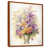 Toile avec cadre flottant brun