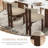 Modern Dining Chairs Not Assembled Need, Set Of 2, Beige With Brown Solid Wood Legs-1026423429