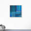 « messes de bleu » et « blue-float », peinture sur toile-46828996-46828994