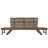 Outdoor Adjustable Patio Wooden Daybed Sofa Chaise Lounge With Cushions For Small Places