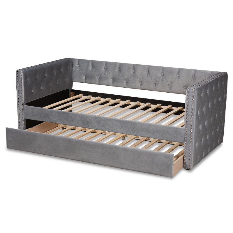Florissant Upholstered Daybed, Twin, Gray