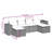 Vidaxl Garden Sofa Set Black Polyethylene Rattan Large Modular