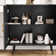 Buffet en bois avec tablettes réglables Aiumu