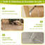 Extra Wide House Dog Gate Playpen, Foldable Acrylic Indoor Fence...