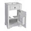 Meuble-lavabo de rangement avec lavabo en céramique-581163465