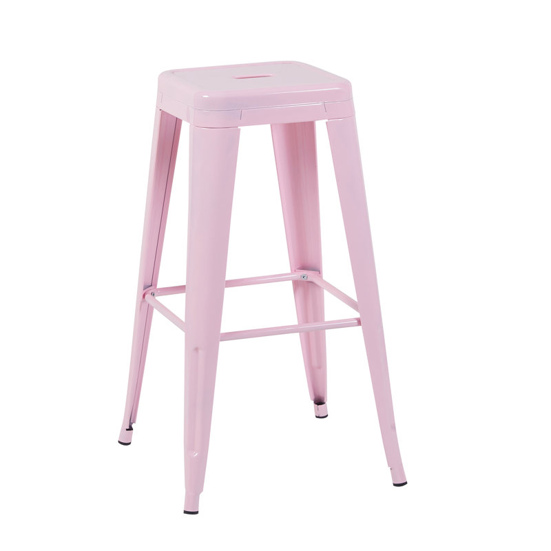 Tabouret à hauteur de comptoir 30 pouces, Rose, Tabouret de bar (siège d'une hauteur de 30 po)