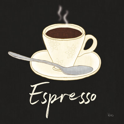 Fresh Coffee Espresso by Veronique Charron - Wrapped Canvas Painting