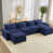 Velours bleu est en rupture de stock
