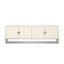 Cressida Media Console-Ivory Painted Linen
