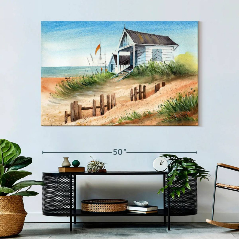 Lilie Beach House, H 34 po x l 51 po